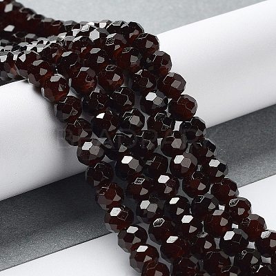 Baking Paint Imitation Jade Glass Bead Strands DGLA-A034-J6MM-A11-1