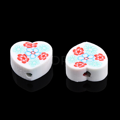 Handmade Polymer Clay Beads CLAY-T019-13A-1