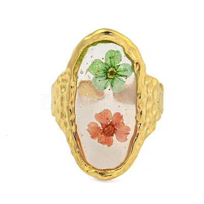 Brass Adjustable Rings for Women RJEW-G265-10G-D06-1