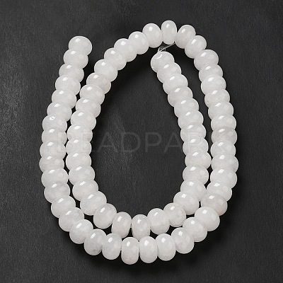 Natural White Jade Beads Strands G-D481-17A-1
