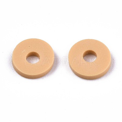 Handmade Polymer Clay Beads X-CLAY-Q251-6.0mm-32-1