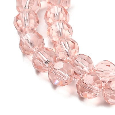 Transparent Glass Beads EGLA-A035-T8mm-D20-1
