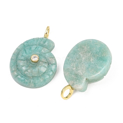 Natural Amazonite Pendants G-H353-02G-08-1
