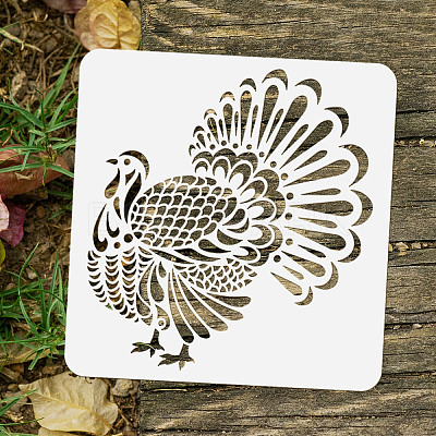 PET Hollow Out Drawing Painting Stencils DIY-WH0391-0435-1