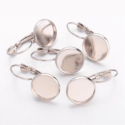 Brass Leverback Earring Findings EC500-NF-1
