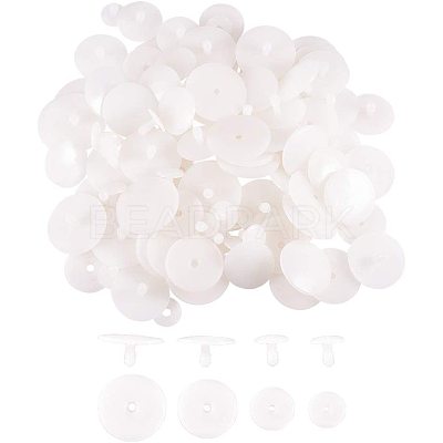 Plastic Doll Joints DIY-PH0025-85-WH-1