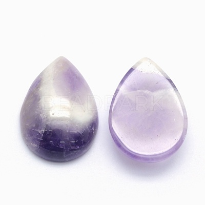 Natural Amethyst Cabochons G-E491-B-06-1