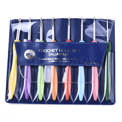 Aluminum Diverse Size Crochet Hooks Set TOOL-S015-009-1