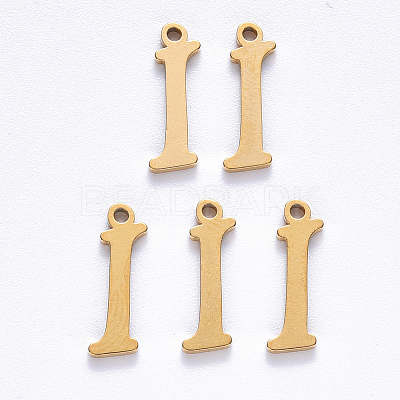PVD Vacuum Plating 201 Stainless Steel Charms STAS-R105-I-G-1