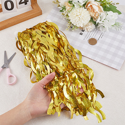 Plastic Foil Fringe Curtains DIY-WH20011-33C-1