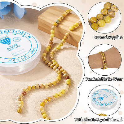 DIY Natural Regalite/Imperial Jasper/Sea Sediment Jasper Beads Bracelets Making KIts DIY-TA0002-69E-1