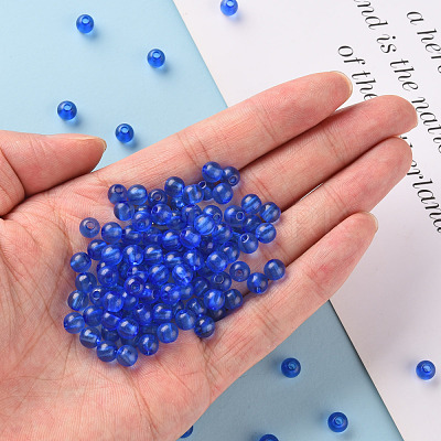 Transparent Acrylic Beads MACR-S370-A6mm-751-1