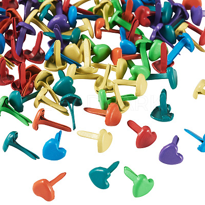 1 Bag Spray Painted Iron Fasteners Brads SCRA-TADJ0001-01B-1