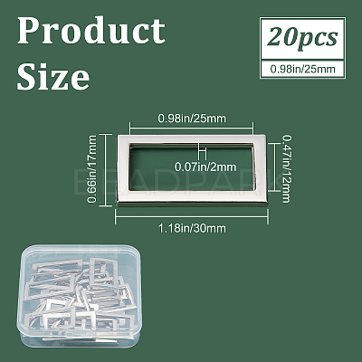 20Pcs Alloy Buckles DIY-GF0006-12B-1