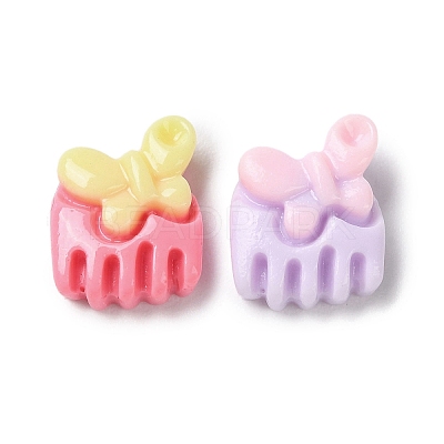 Opaque Resin Cabochons CRES-F030-01M-1