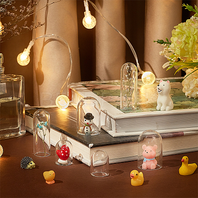18Pcs 3 Style Arch Glass Dome Cover FIND-PH0008-78-1