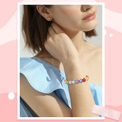 250Pcs 2 Styles Transparent Acrylic Beads TACR-SP0001-37-1