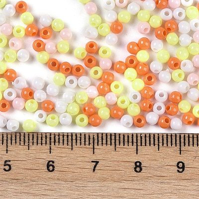 Opaque Acrylic Beads OACR-H118-07A-05-1