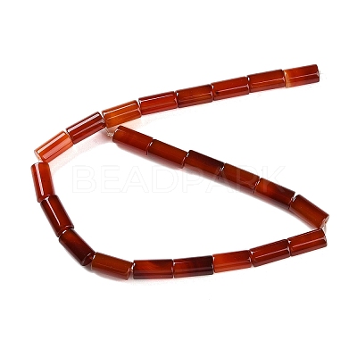 Natural Red Agate Beads Strands G-NH0019-A03-02-1