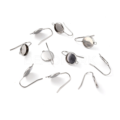 Tarnish Resistant 304 Stainless Steel Earring Hooks STAS-F271-01B-P-1