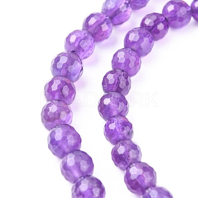Natural Amethyst Beads Strands X-G-C073-6mm-3-1