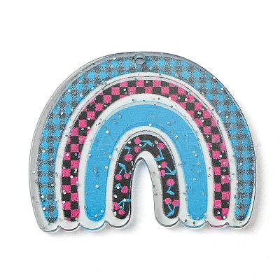 Opaque Acrylic Pendants SACR-P032-01C-1