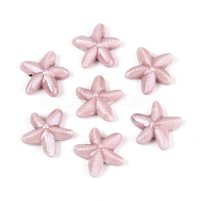 Handmade Porcelain Beads PORC-Q002-02G-01-1