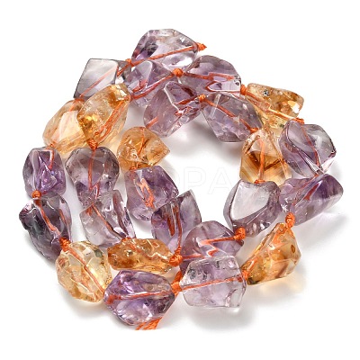 Natural Ametrine Beads Strands G-L634-A01-01-1