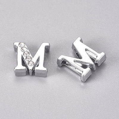 Alloy Slide Charms LS-PALLOY-WH0066-21M-1