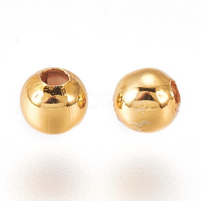 Brass Beads X-KK-E759-3mm-08G-1