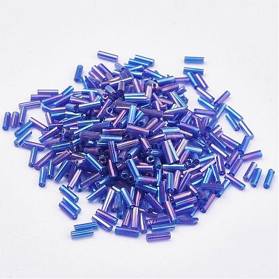 Glass Bugle Beads SEED-E001-9mm-168-1