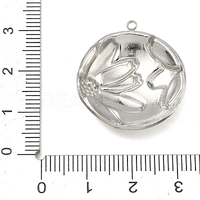 Two Tone 304 Stainless Steel Pendants STAS-K322-18F-GP-1