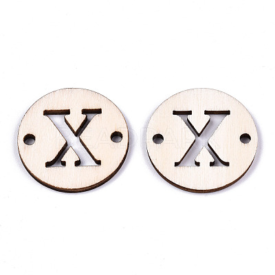 Unfinished Natural Poplar Wood Links Connectors WOOD-S045-140B-01X-1