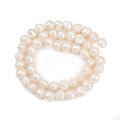 Natural Cultured Freshwater Pearl Beads Strands PEAR-P064-20B-05A-1