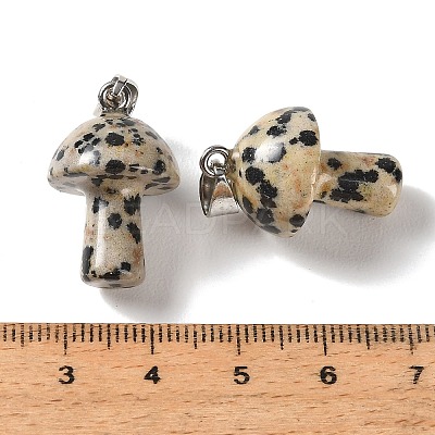 Natural Dalmatian Jasper Pendants GG-CBAA0EE-05P-11-1
