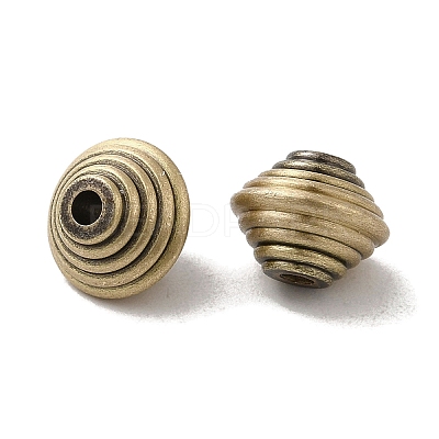 Tibetan Style Rack Plating Brass Beads KK-Q805-39AB-1