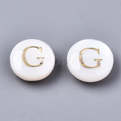 Natural Freshwater Shell Beads SHEL-S266-12G-1