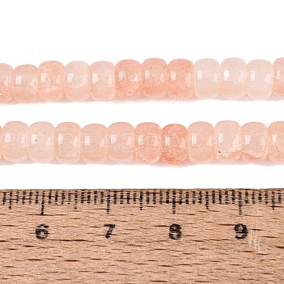 Ombre Effect Dyed Glass Beads Strands GLAA-Q106-05A-A02-1