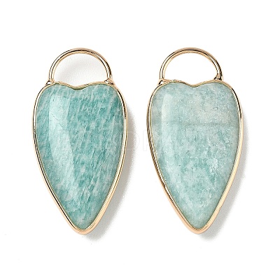 Natural Amazonite Pendants G-I393-01G-09-1