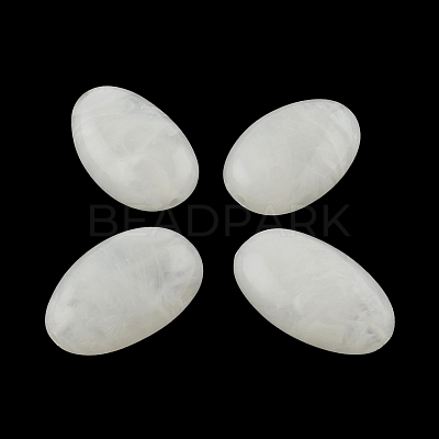 Oval Imitation Gemstone Acrylic Beads OACR-R033A-32-1