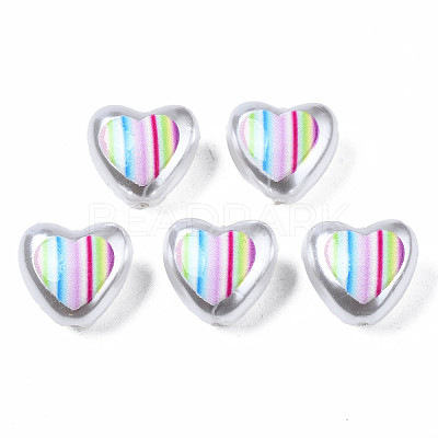 3D Printed ABS Plastic Imitation Pearl Beads KY-S163-438-1