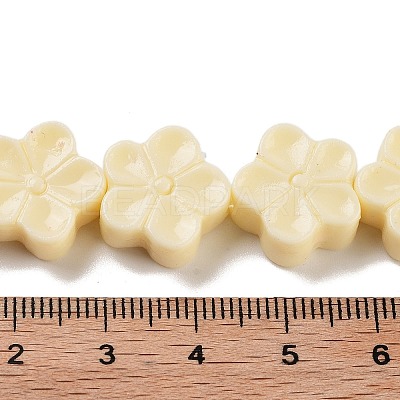 Synthetic Coral Carved Beads Strands CORA-B001-04C-1