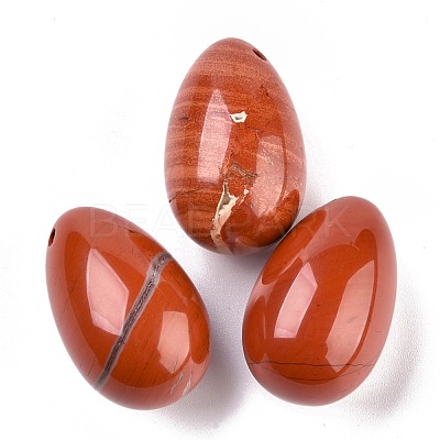 Natural Red Jasper Pendants G-P438-F-04-1