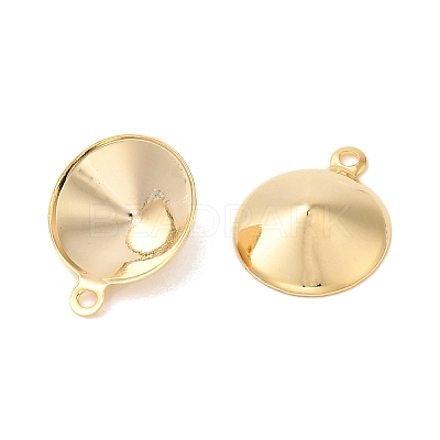 Ion Plating(IP) 304 Stainless Steel Pendant Pointed Back Rhinestone Settings STAS-U025-05C-G-1