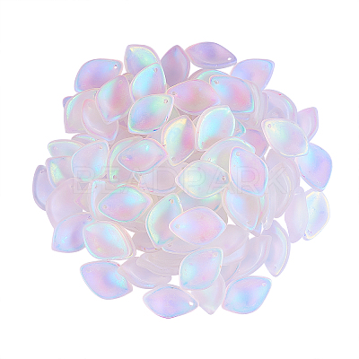100Pcs Glass Charms GLAA-CJ0001-50-1