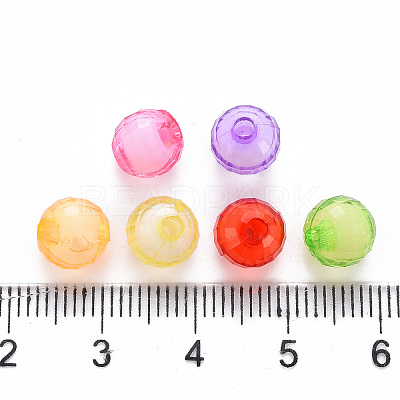 Transparent Acrylic Beads X-TACR-S152-21E-1