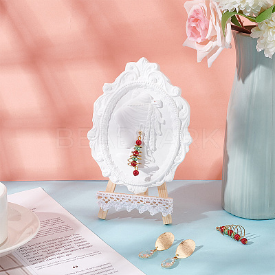 Wood and Gypsum Photo Frames WOOD-WH0029-28-1