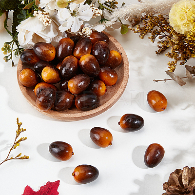 Foam Chinese Olive Display Decoration DJEW-GF0001-90B-1