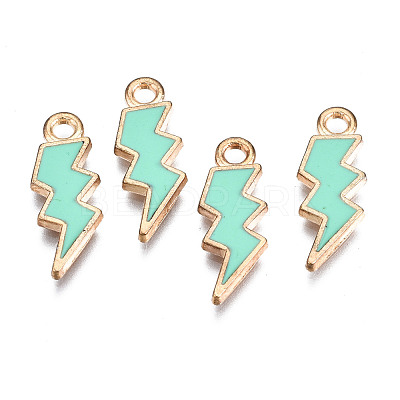 Alloy Enamel Pendants ENAM-N054-025K-1