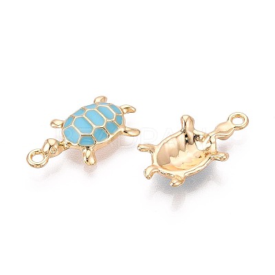 Alloy Enamel Pendants PALLOY-T092-26G-06-1